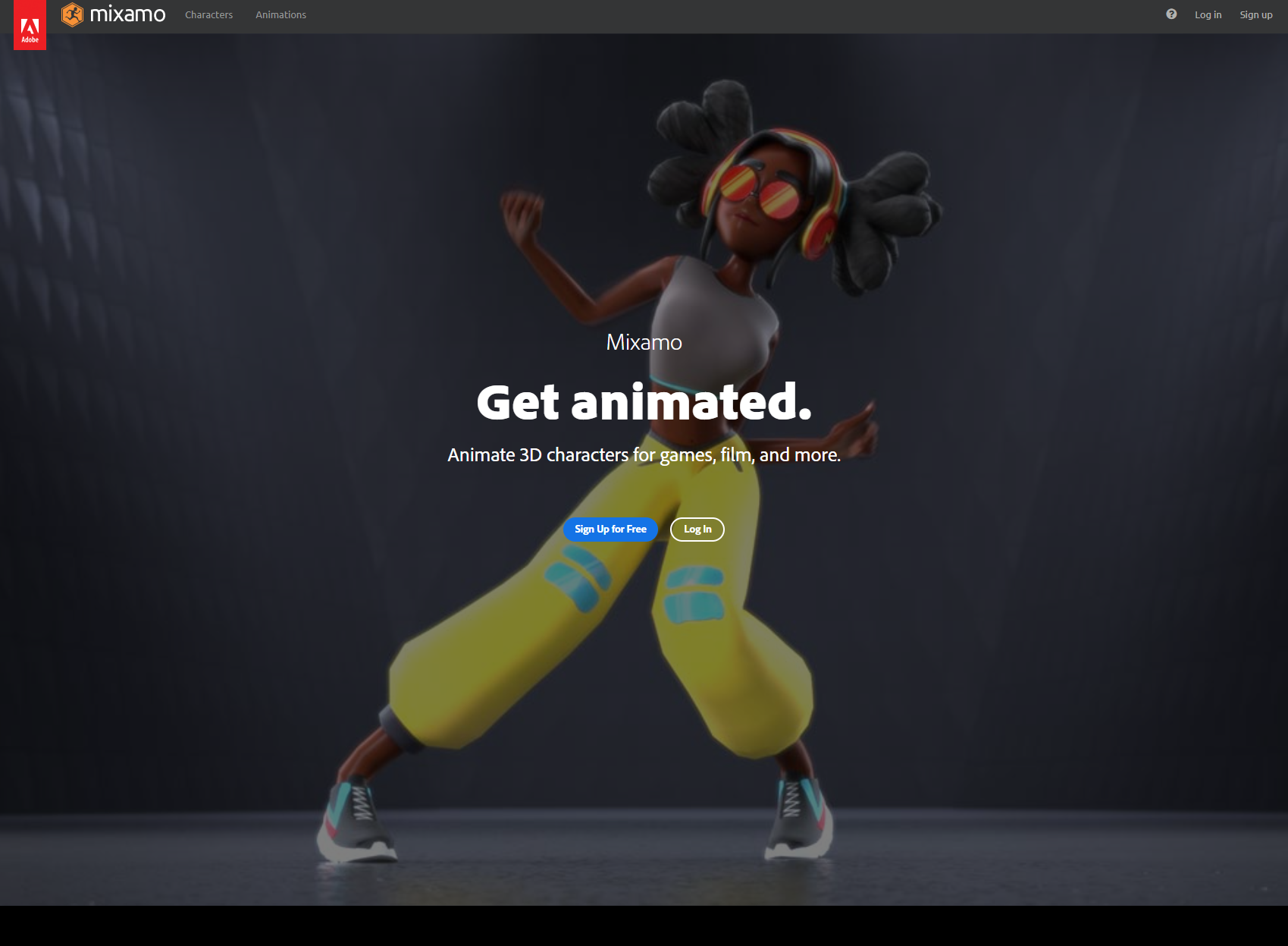A 3D character in Unity editor