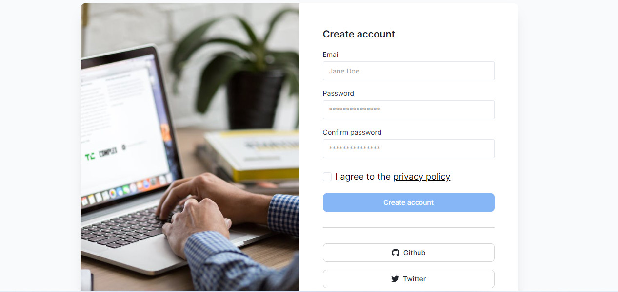 Omacha Admin Signup